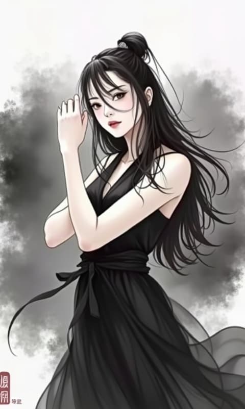 After Chinese Ink Style